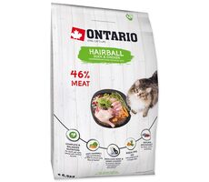 Ontario Cat Hairball 6,5kg / Granulat für erwachsene Katzen