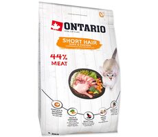 Ontario Cat Shorthair 2kg / Granulat für erwachsene Kurzhaarkatzen 