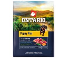 Ontario Puppy Mini Lamm & brauner Reis 2,25 kg / Welpen-Trockenfutter