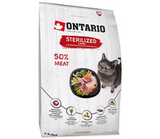 Ontario Cat Sterilised Lamb 6,5kg / Granulat für erwachsene Katzen 