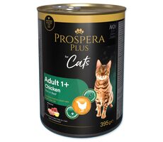 Prospera PLUS Adult 1+ Hühnerpastete in Dosen, reich an Rindfleisch, 395 g