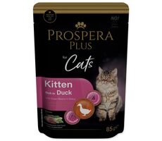Prospera PLUS Kitten Pouch Ente und grüne Bohnen 85g
