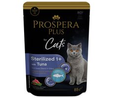Prospera PLUS Cat Sterilised 1+ Beutel Thunfisch und grüne Bohnen 85g 