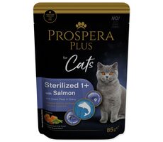 Prospera PLUS Cat Sterilised 1+ Beutel Lachs und Erbsen 85g 
