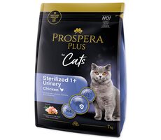 Prospera PLUS Sterilized 1+ Chicken Urinary 7kg / Granulat für erwachsene Katzen