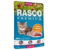 Rasco Premium Kitten Truthahn mit Cranberry Beutel 85g