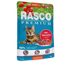 Rasco Premium Adult Beef Beutel mit Tomaten und Kräutern, 85 g
