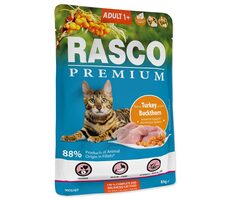 Rasco Premium Adult Truthahn Beutel mit Sanddorn 85g