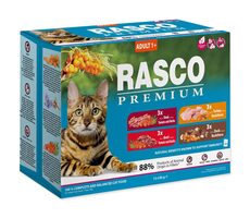 Rasco Premium Cat Adult Beutel Multipack 12x 85g