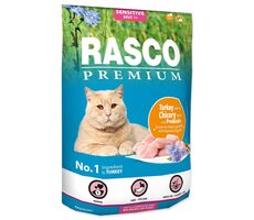 Rasco Premium Sensitive Truthahn mit Zichorienwurzel und Probiotika 400g / Granulat für erwachsene Katzen 
