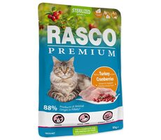 Rasco Premium Sterilisierter Truthahnbeutel mit Cranberry 85g