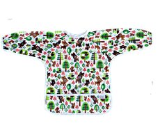 GaGa's Lätzchen mit Ärmeln Forest