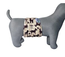 GaGa's Inkontinenzgürtel für Hunde, Braun, XL