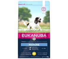 Eukanuba Mature Medium 3kg / Granulat für Hunde / für mittelgroße Rassen 