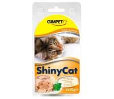 Gimborn Dosenfutter SHINY CAT Thunfisch+Huhn 2x70g