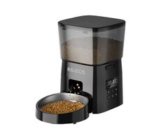 Rojeco Automatischer Futterautomat für Haustiere, 2 l, mit Knopfdruck
