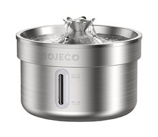 Rojeco Edelstahl-Trinkbrunnen/Napf für Hunde und Katzen, 2 l