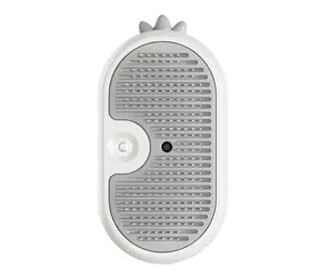 Rojeco Dampfbürste für Katzen mit Massagefunktion (weiß)