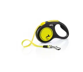 Flexi Neon S Klebeband 5 m schwarz-gelb