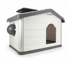 Loboo 80300 SMARTKAVE ANTHRAZIT Hunde- und Katzenhaus mit Satteldach