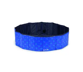 Beeztees Hunde-Planschbecken, blau, 120 x 120 x 30 cm