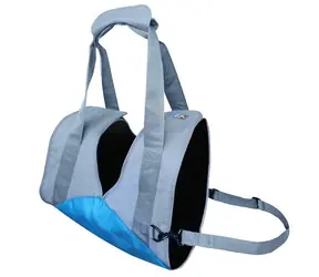 Kurgo UP & About Hunde-Hebegeschirr grau/blau