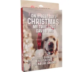 Flamingo Adventskalender Natursnack 24 Stück