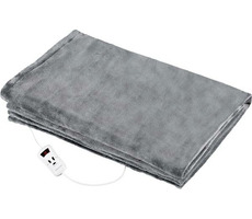 ProfiCare WZD 3061 Heizdecke grau / 130x180cm / 180W / Timer / LED