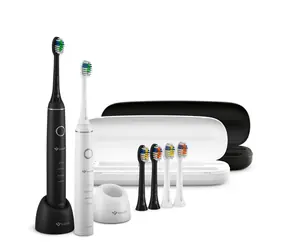TrueLife SonicBrush Compact Duo / Elektrische Zahnbürste / 35.000 Vibrationen pro Minute / 4 Modi / Set