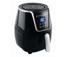 Guzzanti GZ 31D schwarz / Heißluftfritteuse ohne Öl / 1500W / 3 l / 6 Programme / 80-200 °C / Timer / LCD