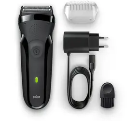 Braun Series 3 301s / Folienrasierer / 30 Minuten Betriebsdauer / Schwarz