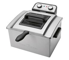 ProfiCook PC-FR 1038 / Doppelfritteuse / 3000 W / 130 °C - 190 °C / 5 l / 2 Körbe / Nachverkauf