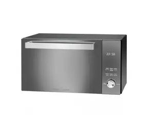 ProfiCook PC-MWG 1204 schwarz / Mikrowelle mit Grill / 1.000 W / 23 l / 8 Automatikprogramme