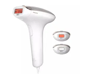 Philips Lumea Advanced SC1998-00 weiß / IPL-Epilierer / Anzahl der Blitze: 250000 / 5 Modi / 3 Aufsätze
