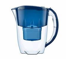 AQUAPHOR Jasper 2,8 l blau / Filterkanne / bis 200 l / Filter: B100-25 Mg