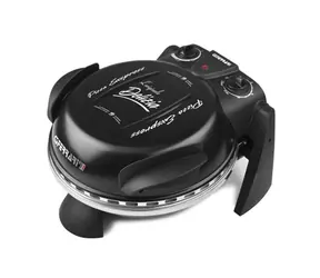 G3Ferrari G1000610 Delizia Schwarz / Mini-Pizzaofen / 1200 W / Durchmesser 31 cm / einstellbarer Thermostat bis 390 °C