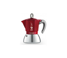 Bialetti Moka Induktionswasserkocher für 6 Tassen rot 280 ml / Induktionswasserkocher