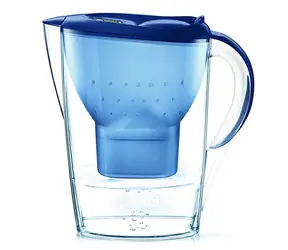 Brita Marella Cool Memo blau / Wasserkocher mit Wasserfilter / 2,4l / Filter: Maxtra+ Pure Performance