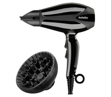 Babyliss Compact Pro / Haartrockner / 2400 W / 3 Temperaturen / 2 Geschwindigkeiten / Diffusor / 2x Konzentrator