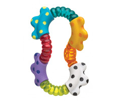 Playgro - Beißring beweglicher Regenwurm / ab 6 Monaten