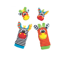 Playgro - Rasselsocken und Armbänder / ab 0 Monaten