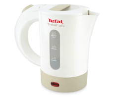 TEFAL Travel’City KO120130 weiß / Wasserkocher / 650W / 0,5 l / Kunststoff 