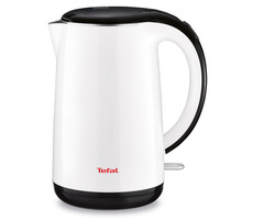 TEFAL Safe’Tea KO260130 weiß / Wasserkocher / 1800W / 1,7 l / Kunststoff / 360° drehbarer Anschluss