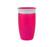 Munchkin - Junior Auslaufsicherer Becher 360° 296 ml - rosa / ab 6 Monaten