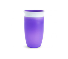 Munchkin - Junior Auslaufsicherer Becher 360° 296 ml - Lila / Ab 6 Monaten