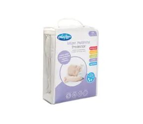 Playgro - Baby-Matratzenschoner - Gesteppte Baumwolle / ab 0 Monaten