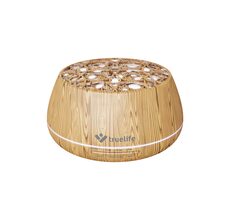TrueLife AIR Diffuser D9 SMART braun / Aromadiffusor und Luftbefeuchter / Lautsprecher / 400 ml / 14 LED-Hintergrundbeleuchtung / Nachverkauf