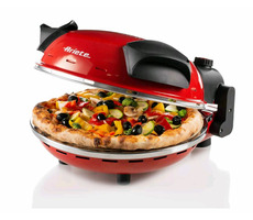 Ariete 909 rot / Pizzaofen / 1200 W / Durchmesser 33 cm / max. 400°