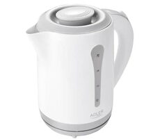 Adler AD 1244 weiß-grau / Schnellkochtopf / 2200 W / 2,5 L