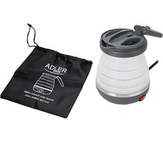 Adler AD 1279 weiß / Schnellkochtopf Klappkessel / 750 W / 0,6 L